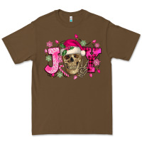 Cacao Pink Christmas Joy skeleton Premium Tee - NancyCooperArtShop
