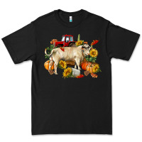 Black Fall charolais bull Premium Tee - RanaPortraitStore