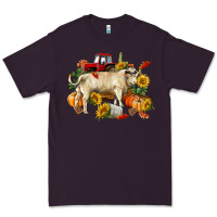 Plum Fall charolais bull Premium Tee - RanaPortraitStore