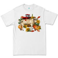 White Fall charolais bull Premium Tee - RanaPortraitStore