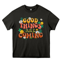 Asphalt good things are coming Heavy Core Tee - MaliasSmallBusiness