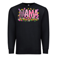 Black mama all day everyday Premium Sweatshirt - CowhideDigitalArt