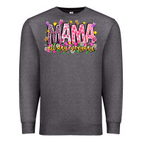 Charcoal Heather mama all day everyday Premium Sweatshirt - CowhideDigitalArt