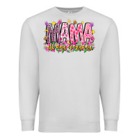 Dove Grey mama all day everyday Premium Sweatshirt - CowhideDigitalArt