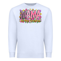 White mama all day everyday Premium Sweatshirt - CowhideDigitalArt