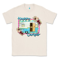 Natural Happy Camper With Flowers Classic Tee - Bettercallsaul