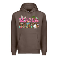 Coffee Western Mama Bunny Premium Hoodie - BundleAndBundleShop