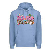 Colony Blue Western Mama Bunny Premium Hoodie - BundleAndBundleShop