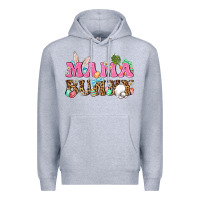 Heather Grey Western Mama Bunny Premium Hoodie - BundleAndBundleShop