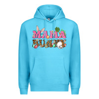 Ocean Blue Western Mama Bunny Premium Hoodie - BundleAndBundleShop