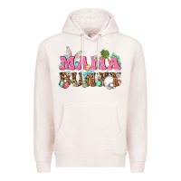 Pale Pink Western Mama Bunny Premium Hoodie - BundleAndBundleShop