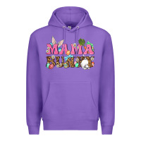 Purple Western Mama Bunny Premium Hoodie - BundleAndBundleShop