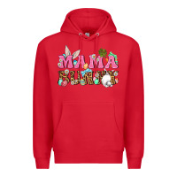 Red Western Mama Bunny Premium Hoodie - BundleAndBundleShop