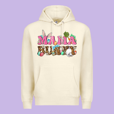 Western Mama Bunny Premium Hoodie Designed By Bundleandbundleshop