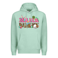 Seafoam Western Mama Bunny Premium Hoodie - BundleAndBundleShop