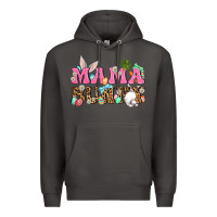 Smoke Western Mama Bunny Premium Hoodie - BundleAndBundleShop