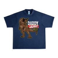 Navy DADDY SAURUS REX Urban Heavy Tee - Bettercallsaul