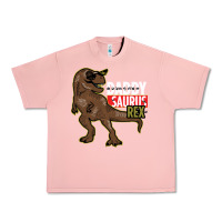 Salmon DADDY SAURUS REX Urban Heavy Tee - Bettercallsaul