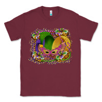 Burgundy mardi gras mask king cake Classic Tee - RanaPortraitStore
