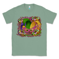 Sage mardi gras mask king cake Classic Tee - RanaPortraitStore