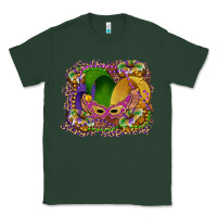 Sports Green mardi gras mask king cake Classic Tee - RanaPortraitStore