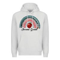 Dove Grey second grade rainbow Premium Hoodie - RanaPortraitStore