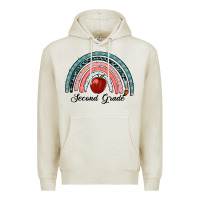 Oatmeal Heather second grade rainbow Premium Hoodie - RanaPortraitStore