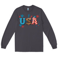Smoke USA 4th of july Long Sleeve Tee - HowdyJamesFarm