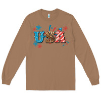 Toasted Coconut USA 4th of july Long Sleeve Tee - HowdyJamesFarm