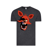 Vintage Black five nights at freddy's foxy Vintage Tee - tuanDangUi