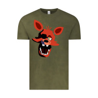 Vintage Olive five nights at freddy's foxy Vintage Tee - tuanDangUi