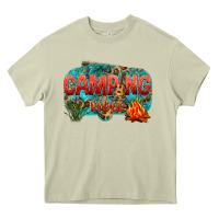 Mossy camping vibes Heavy Core Tee - NancyCooperArtShop