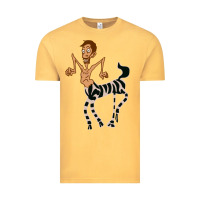 Vintage Mustard zebra in america doodle Vintage Tee - tuanDangUi