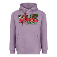 Lavender Love Summer Heavyweight Hoodie - CowhideDigitalArt