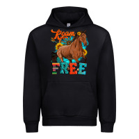 Black roam free galloping Urban Hoodie - Artiststas