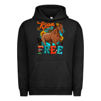Pigment Black roam free galloping Urban Hoodie - Artiststas