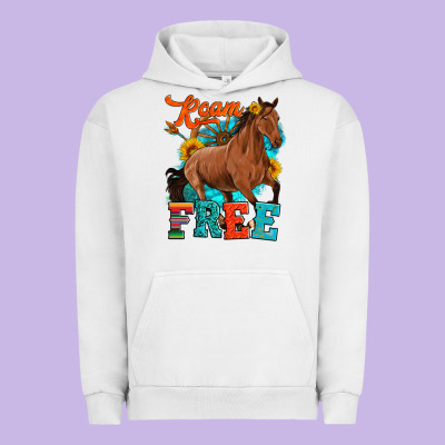 Roam Free Galloping Urban Hoodie Designed By Artiststas