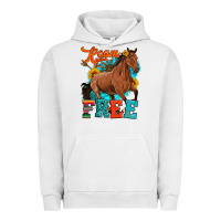 Pigment Lunar Rock roam free galloping Urban Hoodie - Artiststas