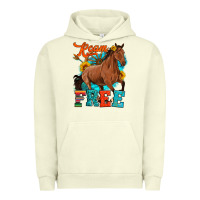 Pigment Pistachio roam free galloping Urban Hoodie - Artiststas