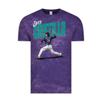 Cloud Purple luis castillo seattle baseball Vintage Tee - tuanDangUi