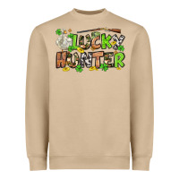Mushroom Lucky hunter St. Patrick's Day Heavyweight Sweatshirt - OliviaCreatesArt