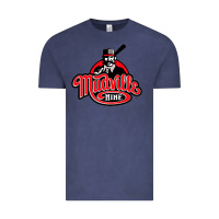Vintage Denim mudville nine baseball Vintage Tee - tuanDangUi