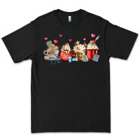 Black Nurse Coffee Cups Premium Tee - MaliasSmallBusiness