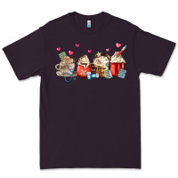 Plum Nurse Coffee Cups Premium Tee - MaliasSmallBusiness