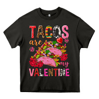 Asphalt tacos are my valentine Heavy Core Tee - NancyCooperArtShop
