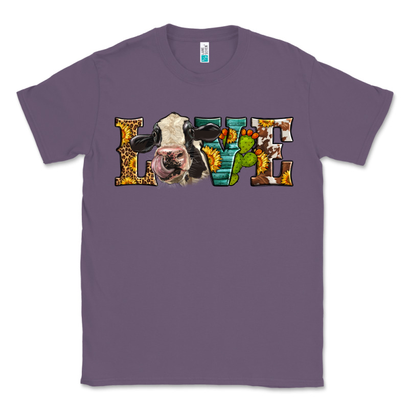 Western Love Holstein Cow Classic Tee by LillyAllenDesigns | Teevron