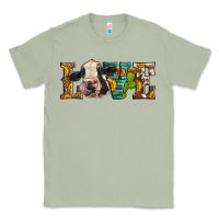 Matcha Western Love Holstein Cow Classic Tee - LillyAllenDesigns