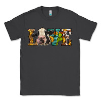 Smoke Western Love Holstein Cow Classic Tee - LillyAllenDesigns