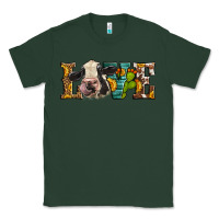 Sports Green Western Love Holstein Cow Classic Tee - LillyAllenDesigns