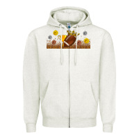 Oatmeal Heather winner cup american football libbey glass Zipper Hoodie - BundleAndBundleShop